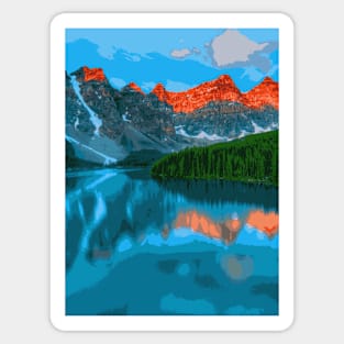 Crystalline River - Landscape Sticker